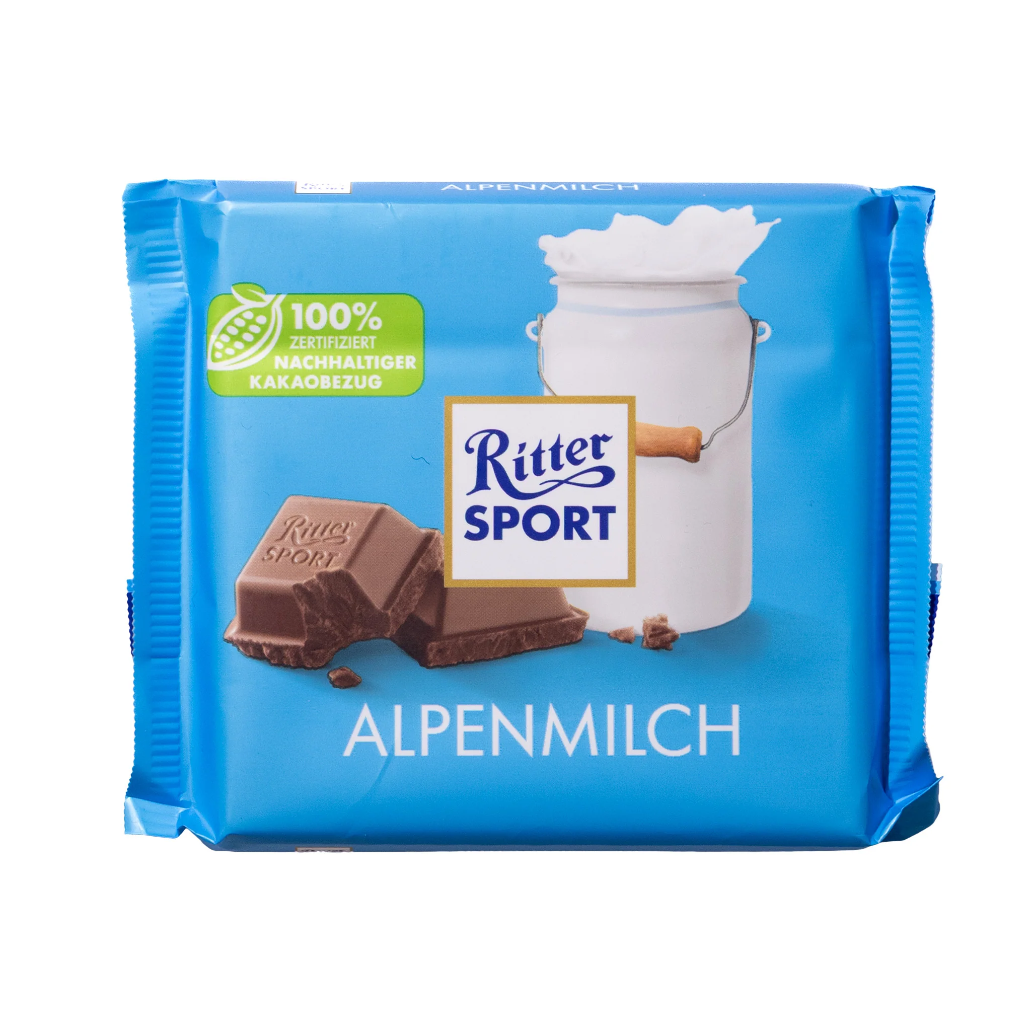 Ritter Sport Alpine Milk Chocolate Bar, 3.5oz