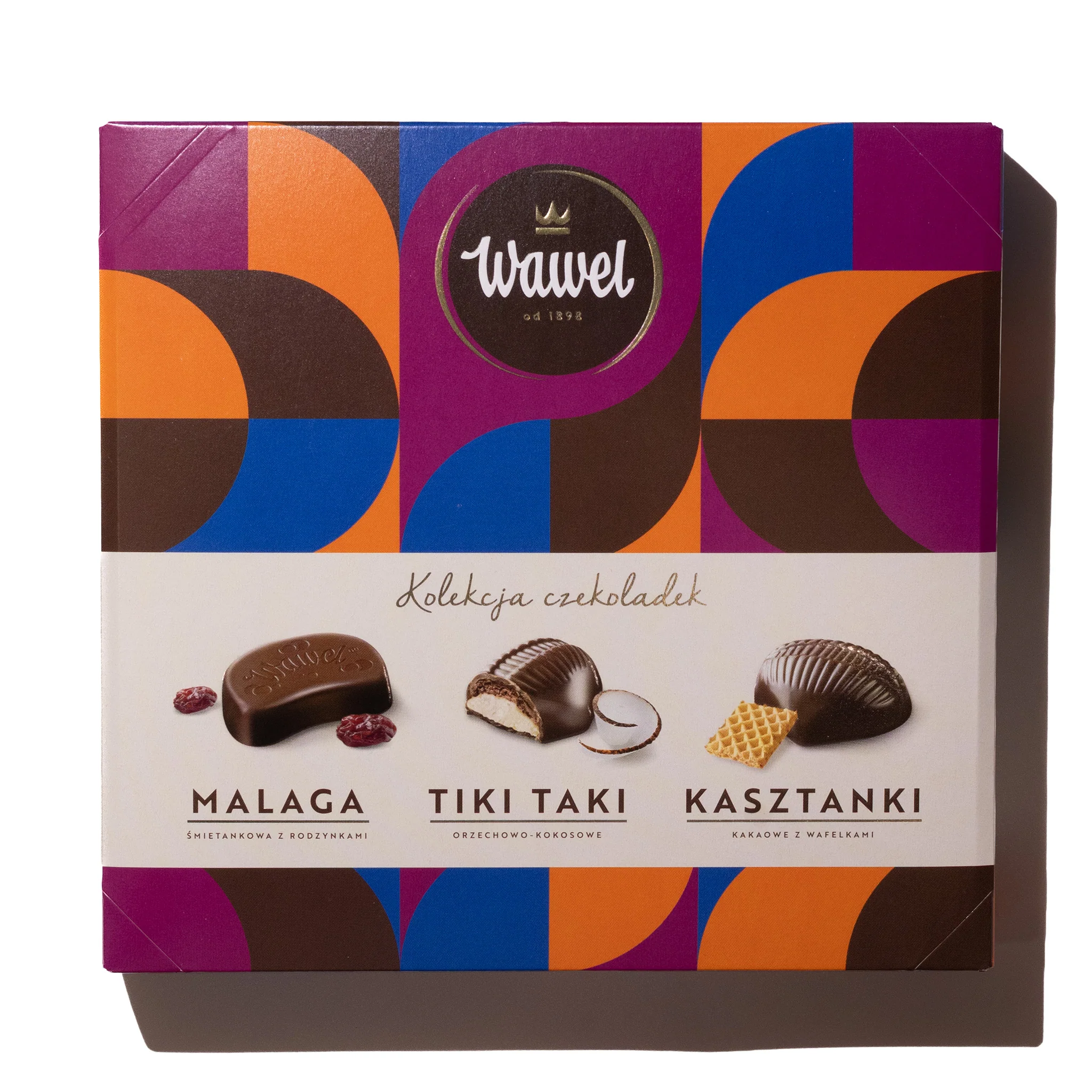 Wawel Chocolate Collection Malaga Tiki Taki Kasztanki, 5.57oz