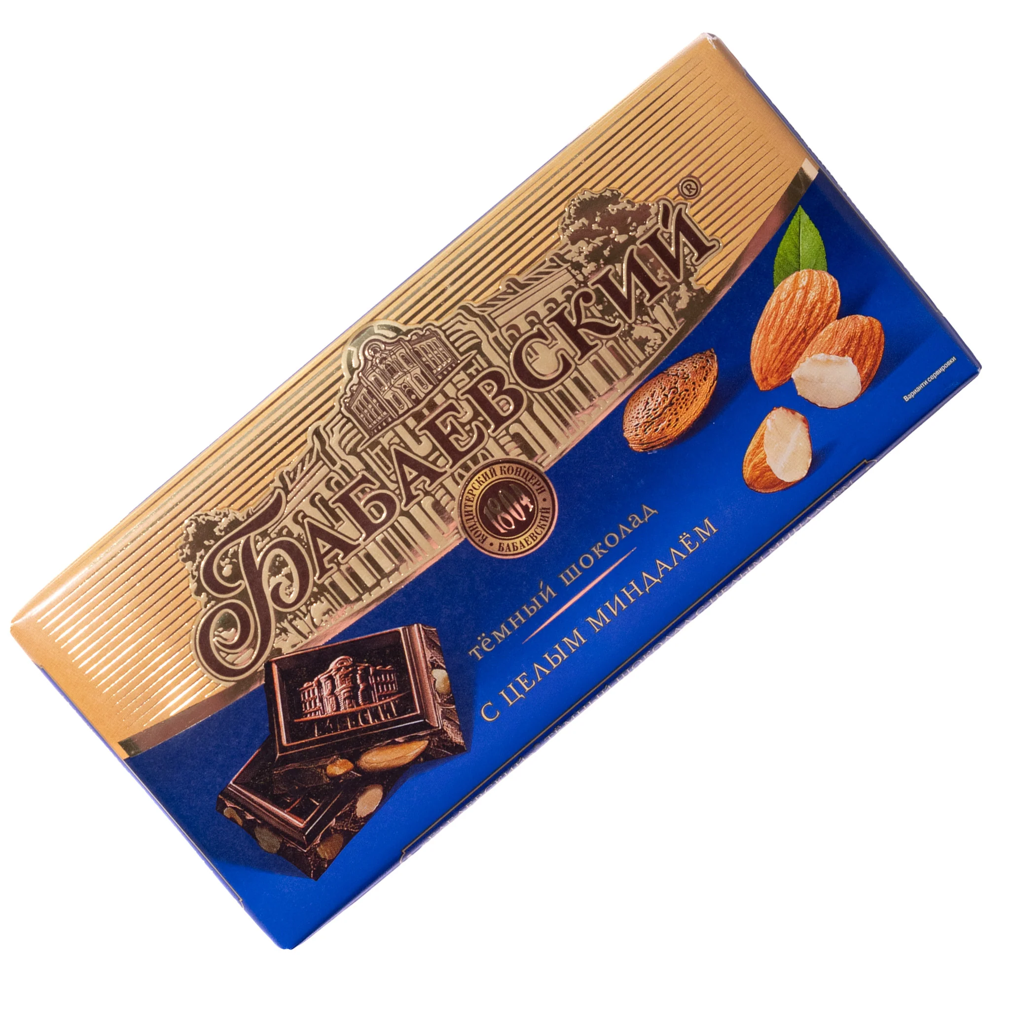 Babaevsky Dark Chocolate with Whole Almonds, 6.35oz