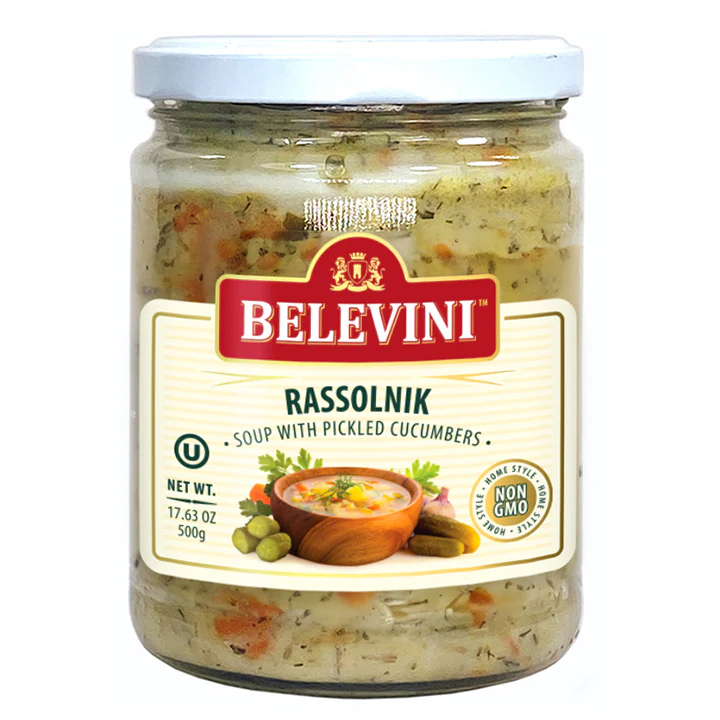 Belevini Rassolnik Soup w/ Pickled Cucumbers, 500g