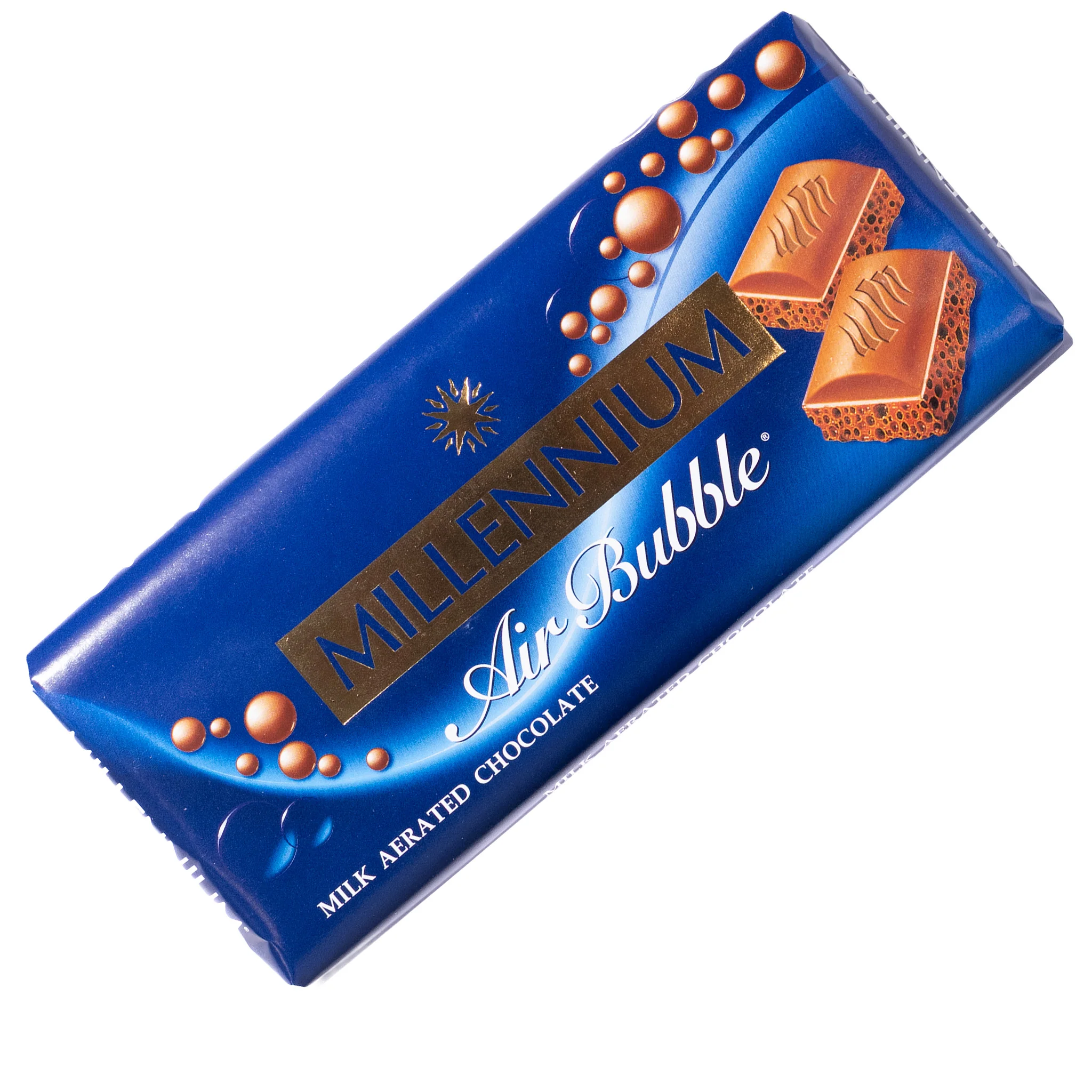 Millennium Air Bubble Milk Aerated Chocolate, 3.17oz