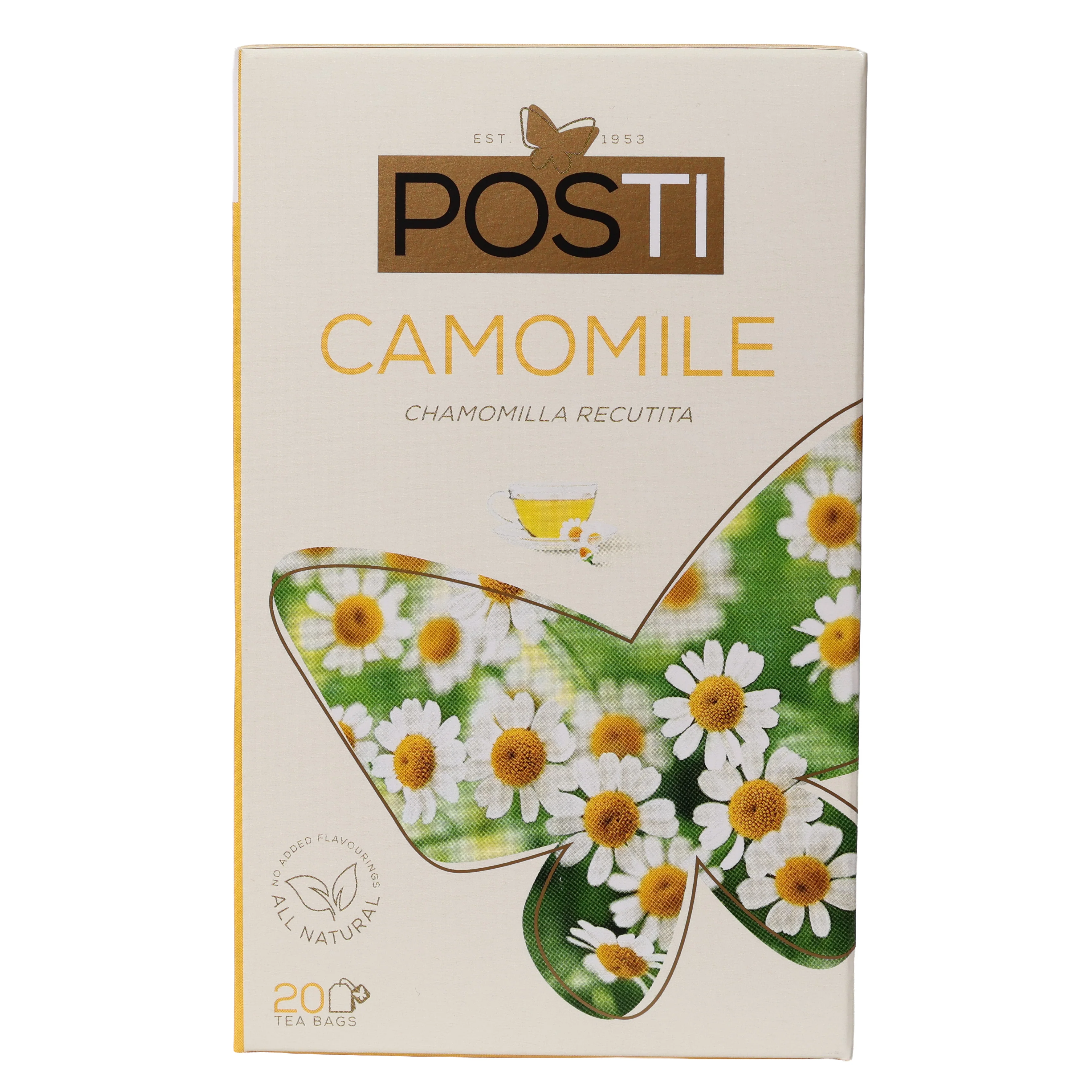 Posti Camomile Herbal, 20 Tea Bags
