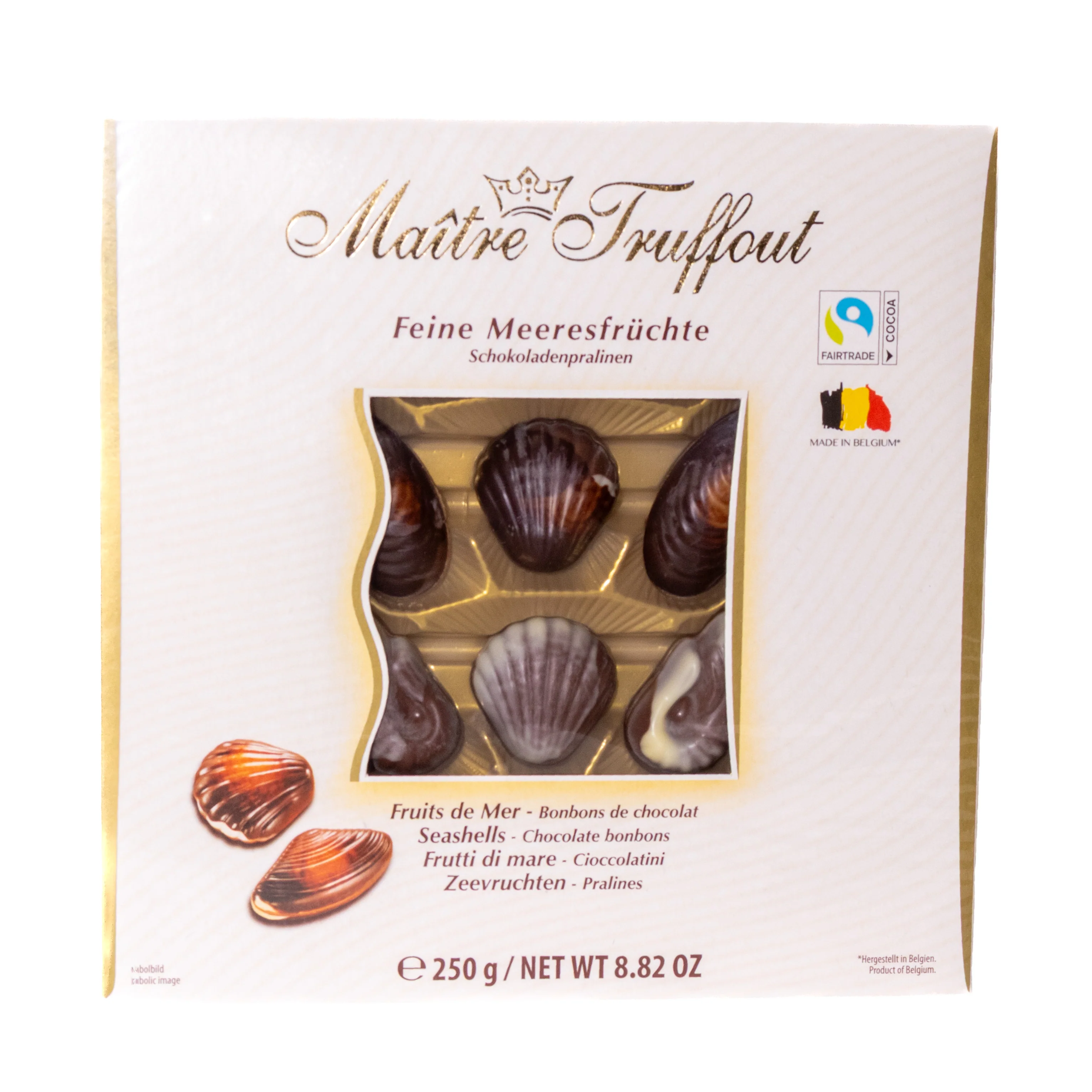 Maitre Truffout Chocolate Seashells, 8.82oz