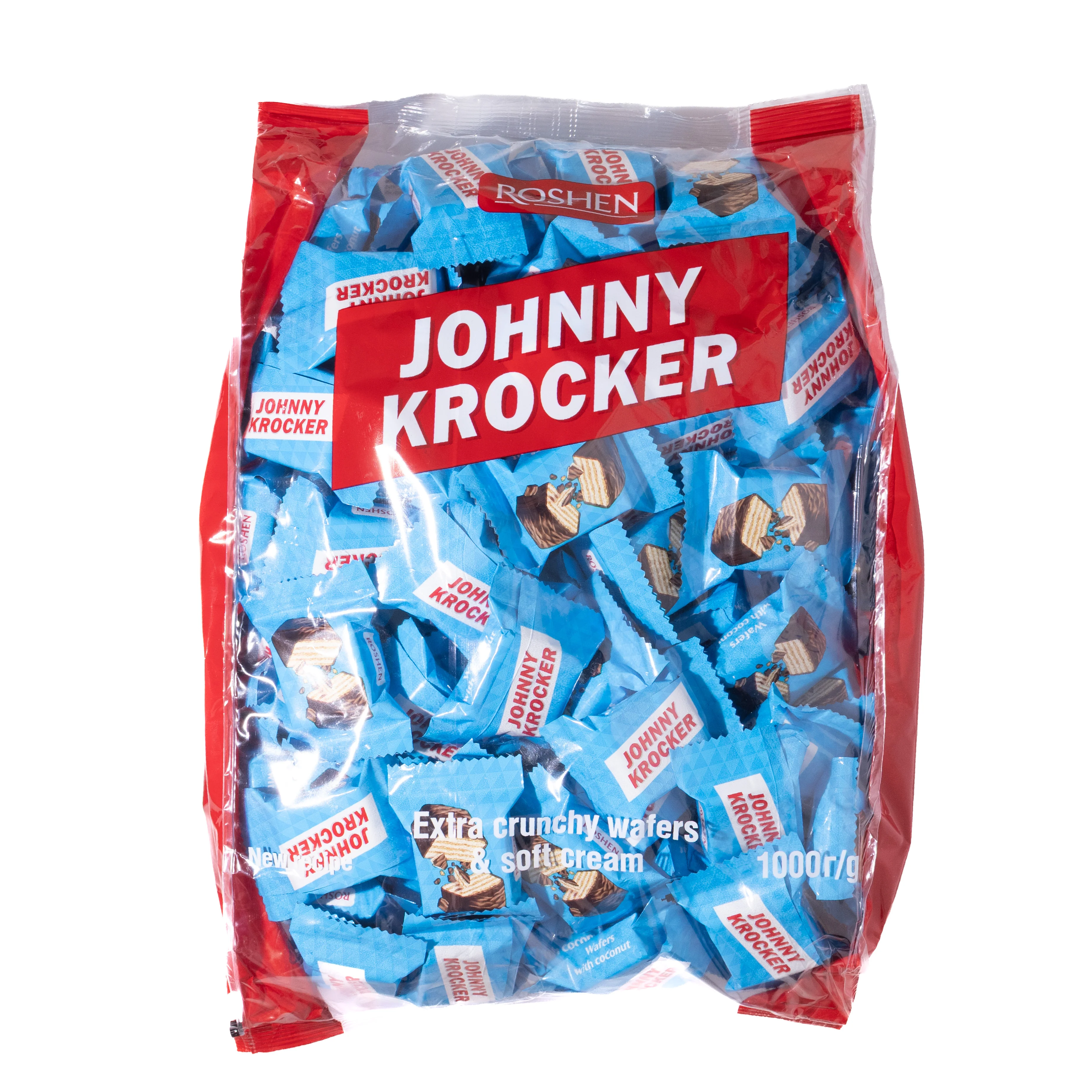 Roshen Johnny Krocker Coconut Wafer Candies, 2.2lb - Image 2