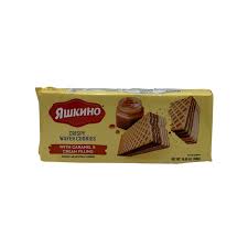 Crispy Wafer Cookies w/ Caramel & Cream Filling, 300g