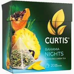 Curtis Bahama Nights Flavored Green Tea, 20 Tea Pyramids