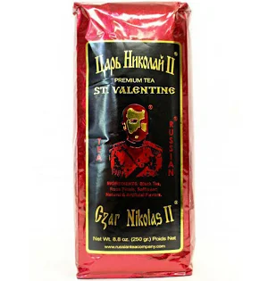 Czar Nicholas II St. Valentine Black Tea with Rose Petals, 8.8oz