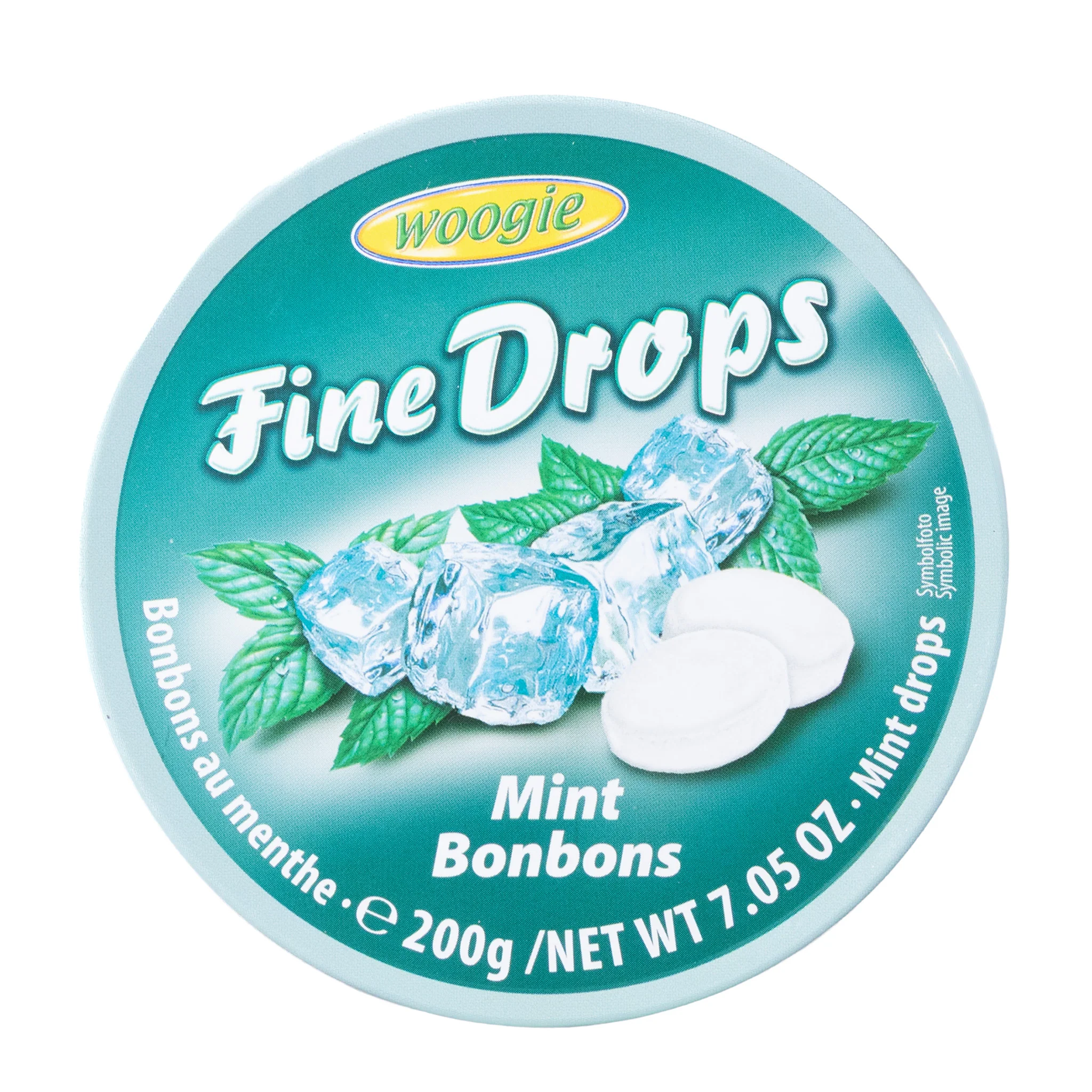 Woogie Fine Drops Mint Hard Candy, 7.05oz