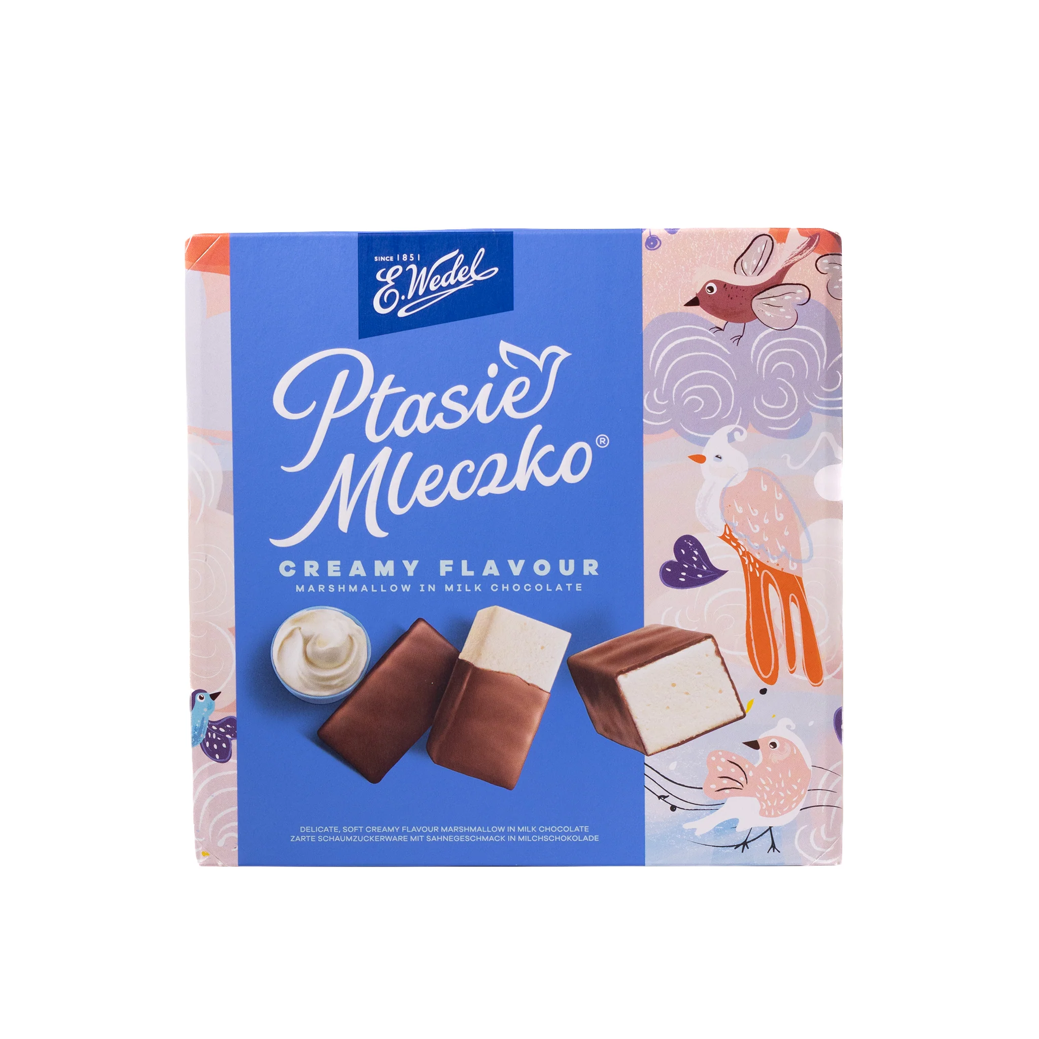 E. Wedel Ptasie Mleczko Creamy Flavor Marshmallow in Milk Chocolate, 12oz