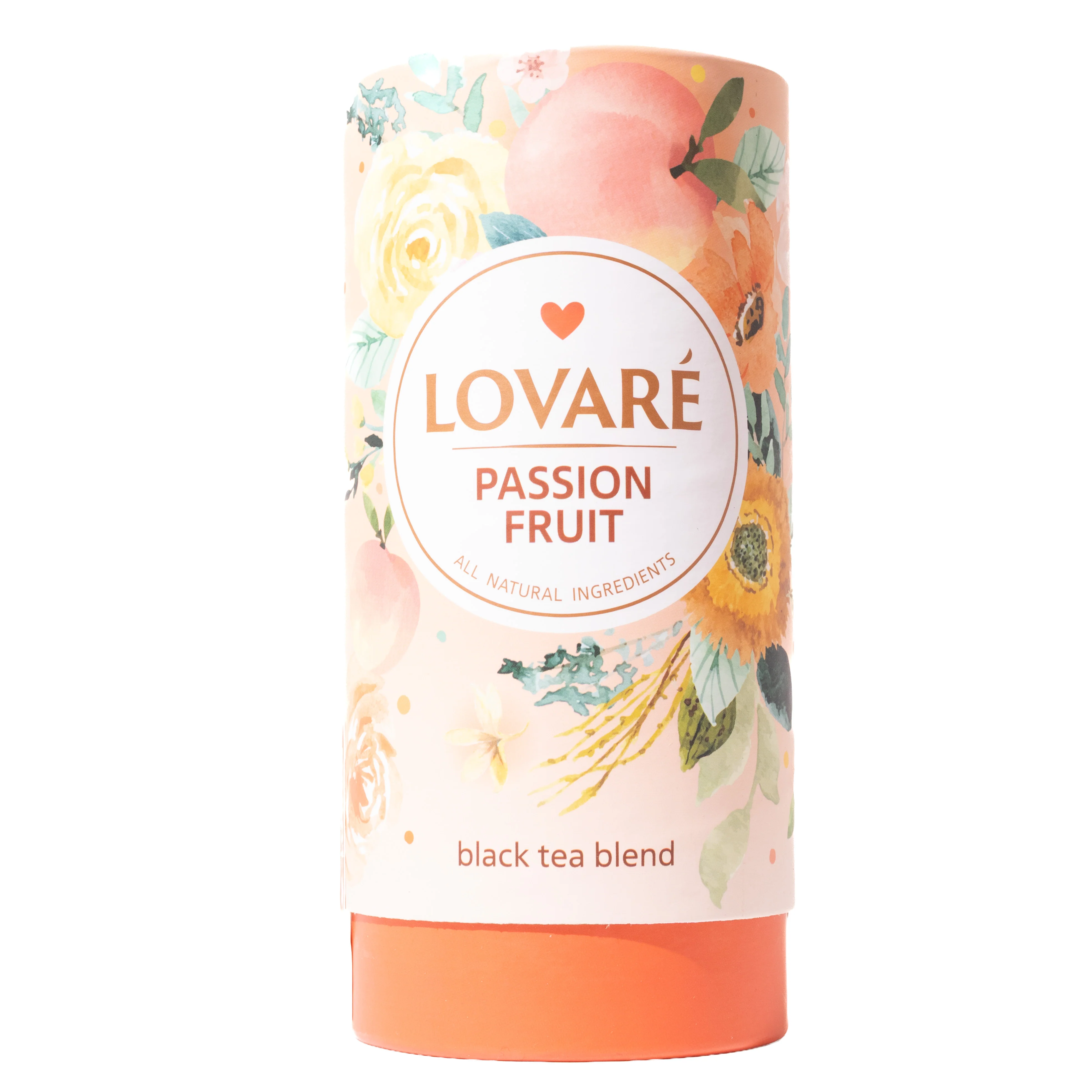 Lovare Passion Fruit Loose Leaf Black Tea Blend, 2.82oz