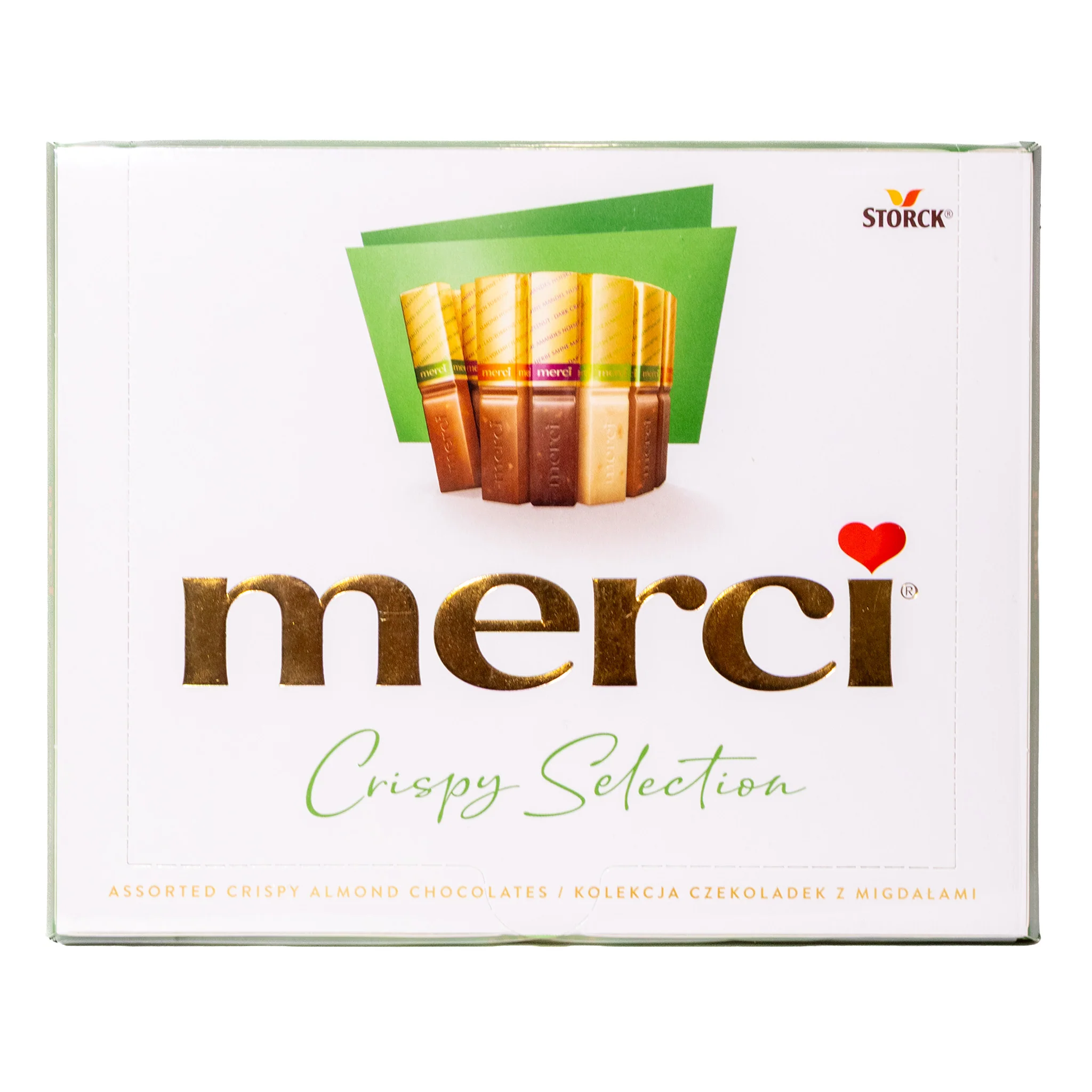 Merci Crispy Selection Assorted Crispy Almond Chocolates, 8.75oz