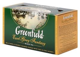 Greenfield Earl Grey Fantasy Black Tea with Bergamot Flavouring, 25 Tea Bags
