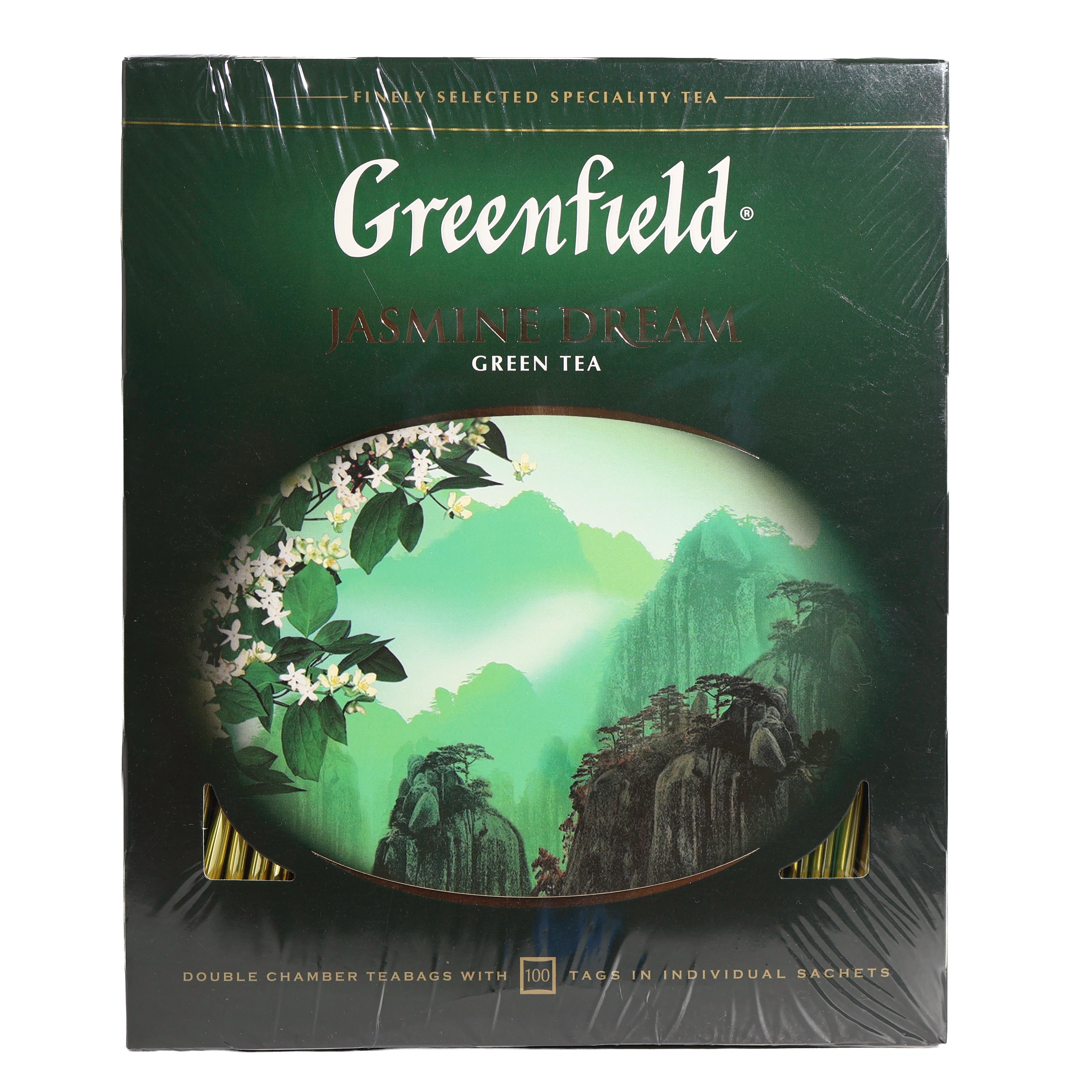 Greenfield Jasmine Dream Jasmine Green Tea, 100 Tea Bags
