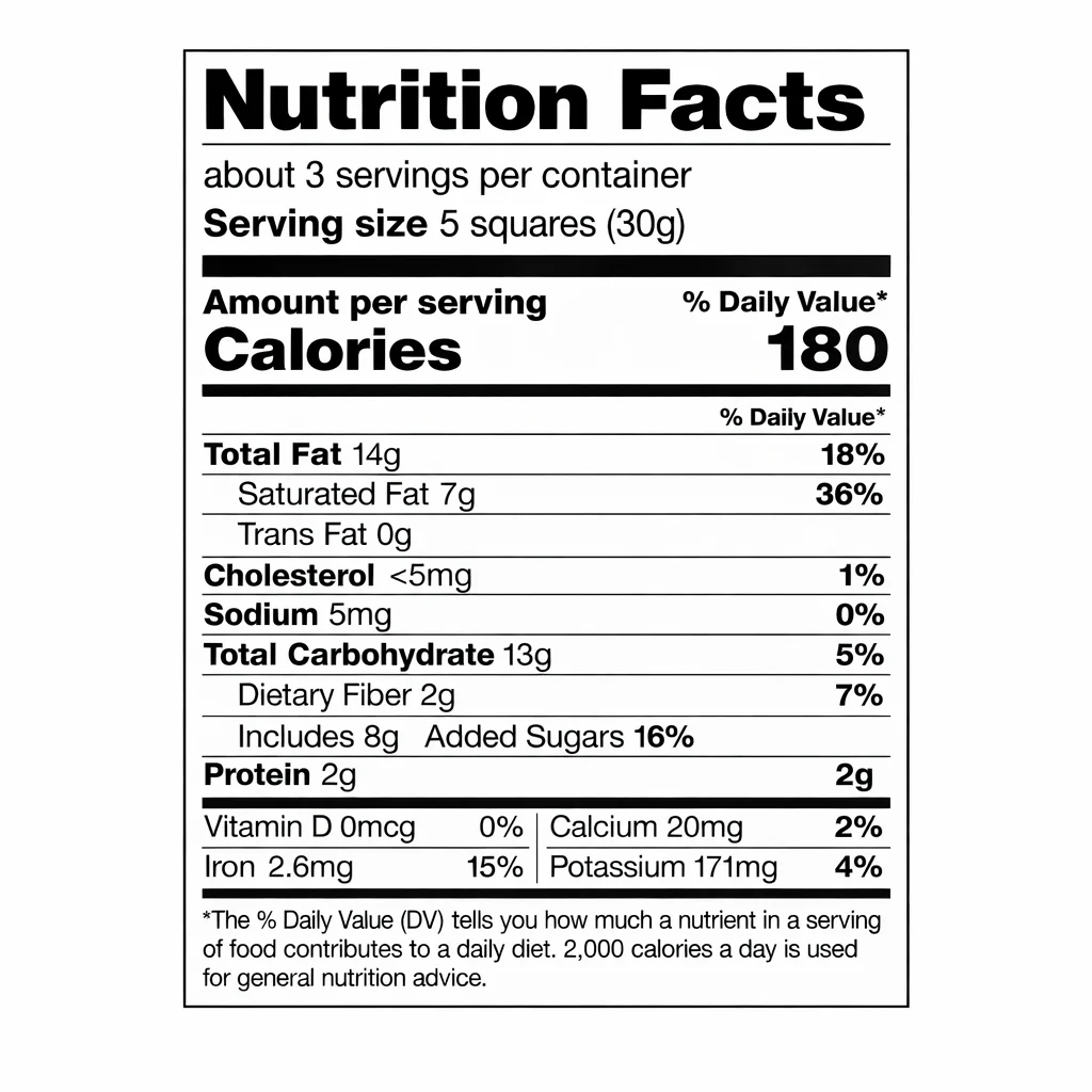 Ferrero Rocher 70% Cocoa Dark Hazelnut Chocolate Bar, 3.1oz - Image 2