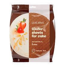 Lekorna Cocoa Plain Wafers, 90g