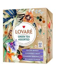 Lovare Green Tea Assorted, 32TB