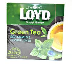 Loyd Spearmint & Cornflower Green Tea, 20TB