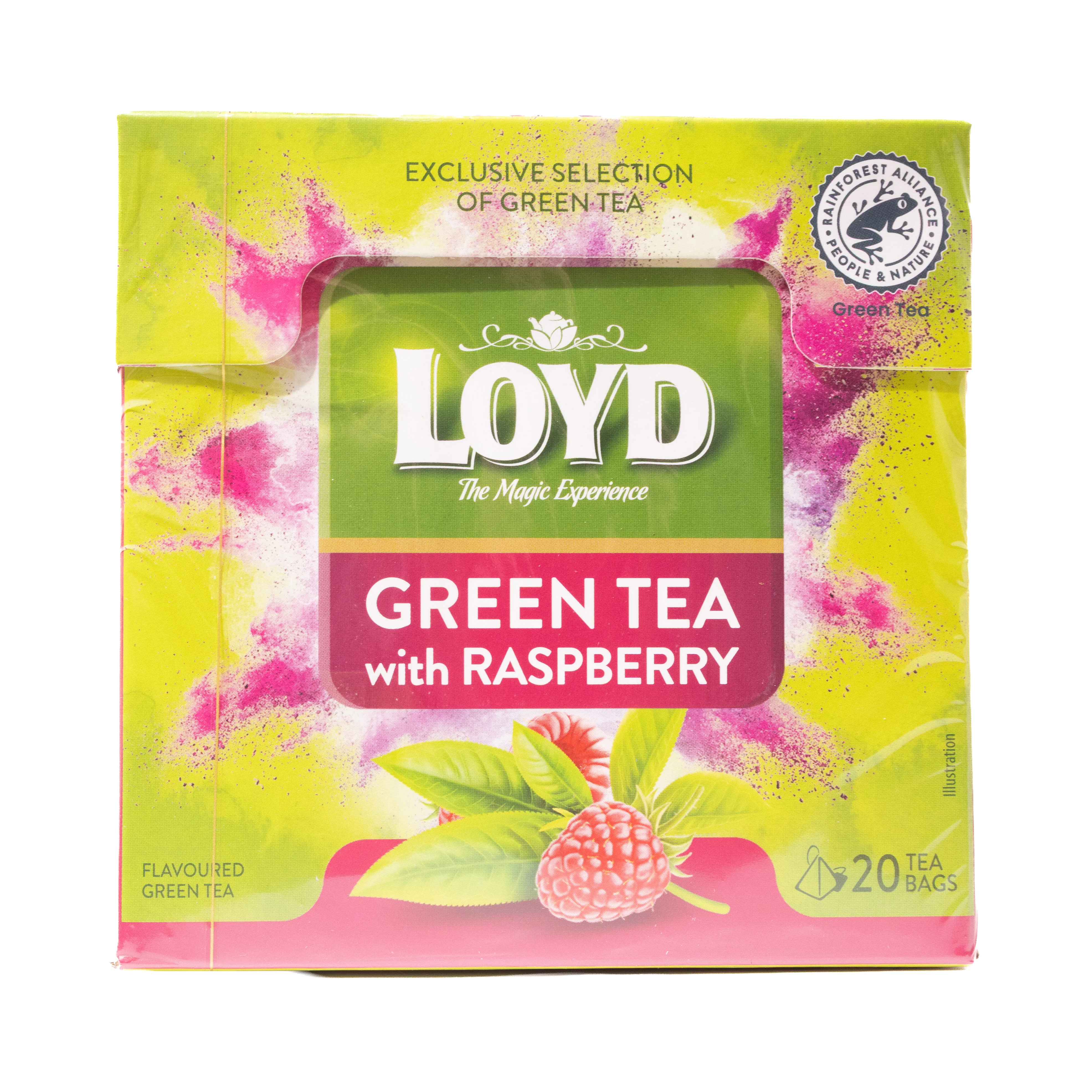 Loyd Green Tea with Raspberry, 20 Tea Bags