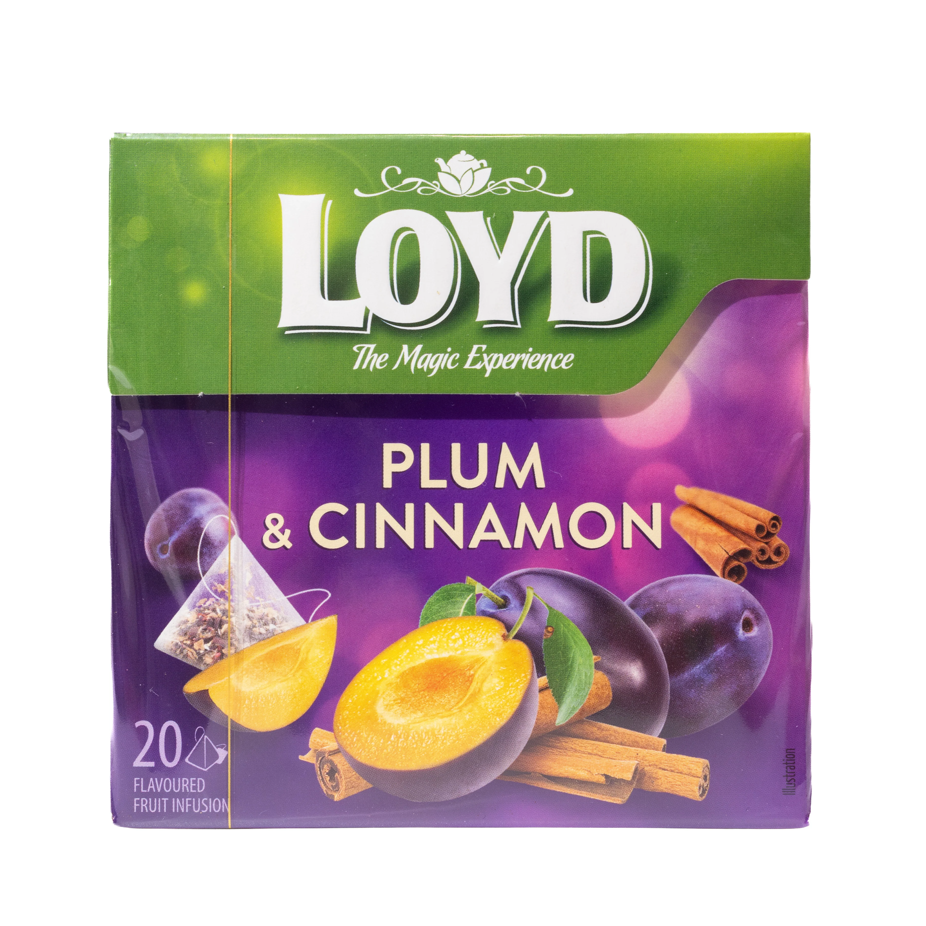 Loyd Plum & Cinnamon Fruit Infusion, 20 Tea Bags