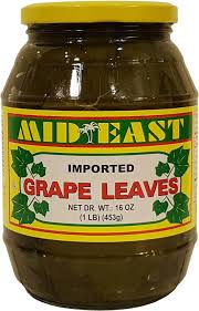 Mid East Imported Grape Leaves, 453g