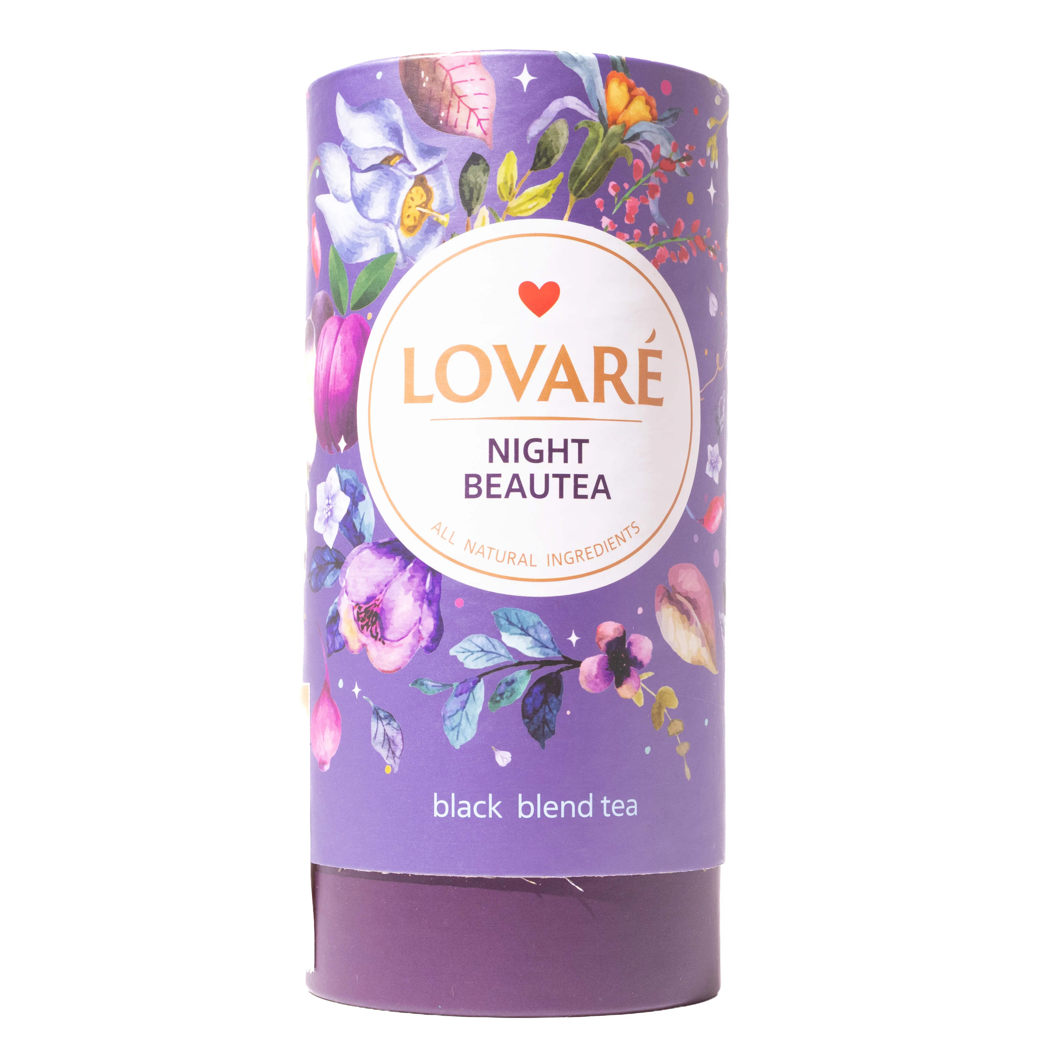 Lovare Night Beautea Black Loose Leaf Tea with Fig & Pomegranate, 2.82 oz