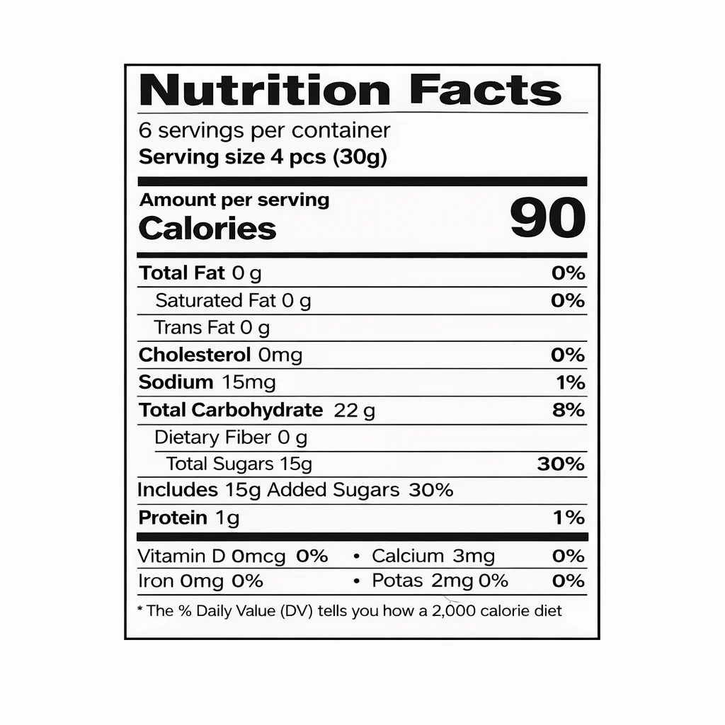 Albanese Gummi Peach Rings, 7oz - Image 2