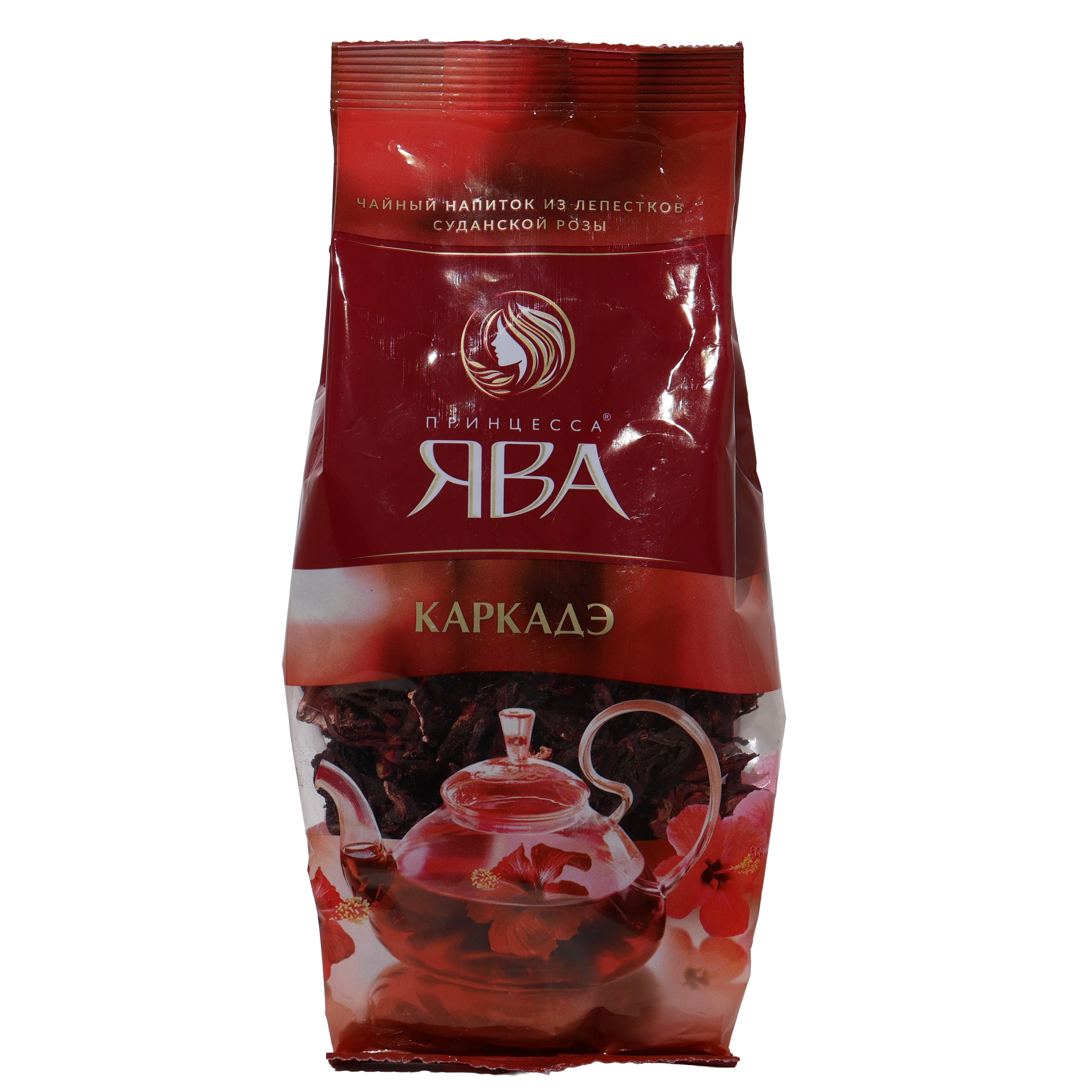 Princess Java Karkade Hibiscus Tea Bags, 25 Tea Bags