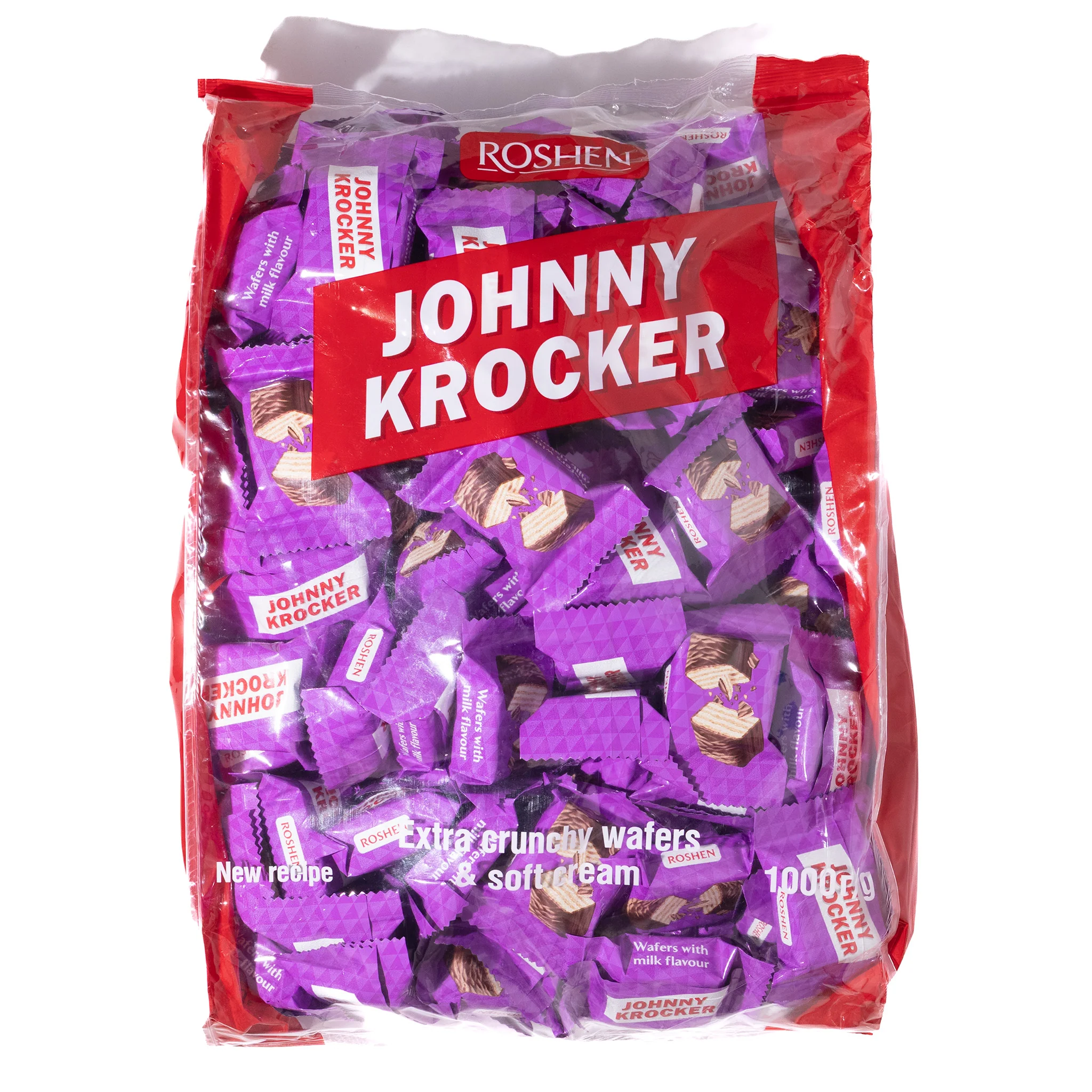 Roshen Johnny Krocker Wafers with Milk Flavored Filling, 2.2lb - Image 2