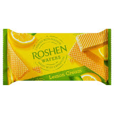 Roshen Lemon Cream Wafers, 216g
