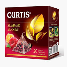 Curtis Summer Berries Flavored Hibiscus Tea, 20 Tea Pyramids