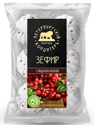 Zefir w/ Dried Cranberry Pieces, 310g